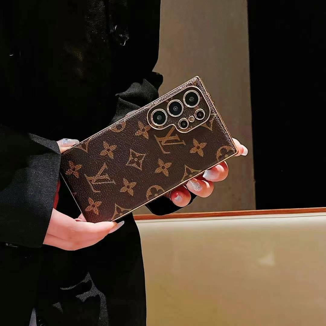 BROWN COLOR PHONE CASE FOR SAMSUNG GALAXY - product view 3