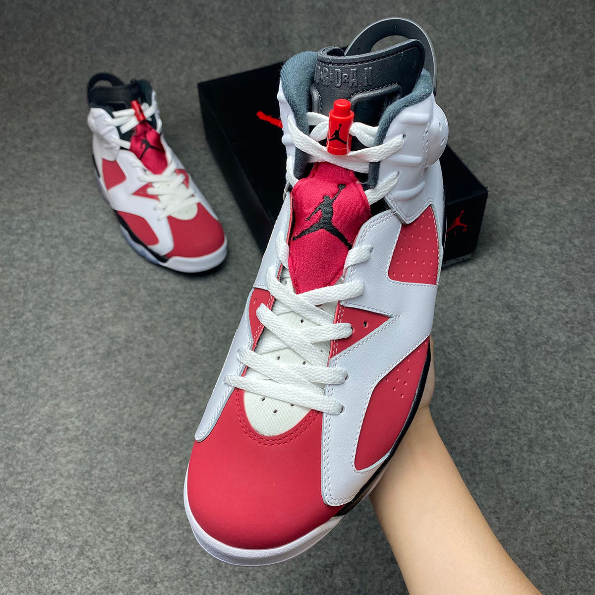Air Jordan 6 Retro GS 'Carmine' 2021 Sneakers - product view 2