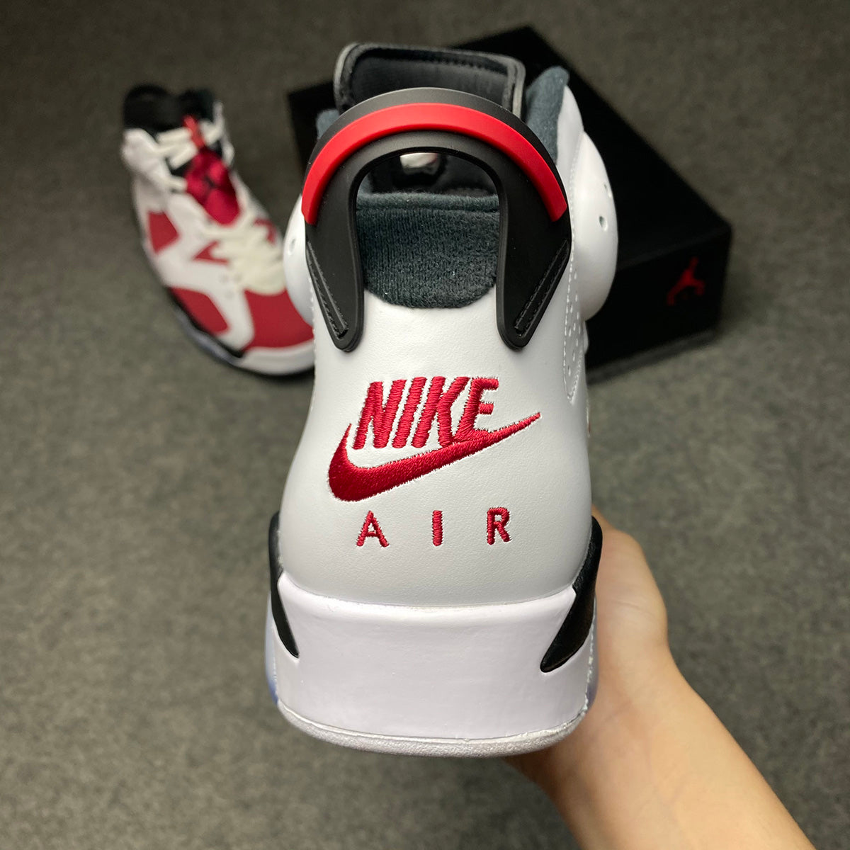 Air Jordan 6 Retro GS 'Carmine' 2021 Sneakers - product view 3