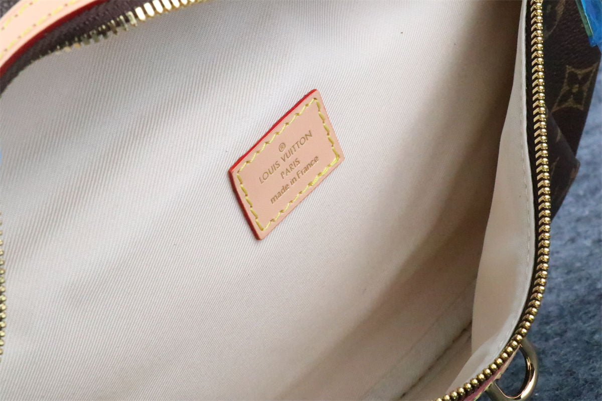 LV High Rise Waist Bag 'Brown Monogram Canvas' - product view 6