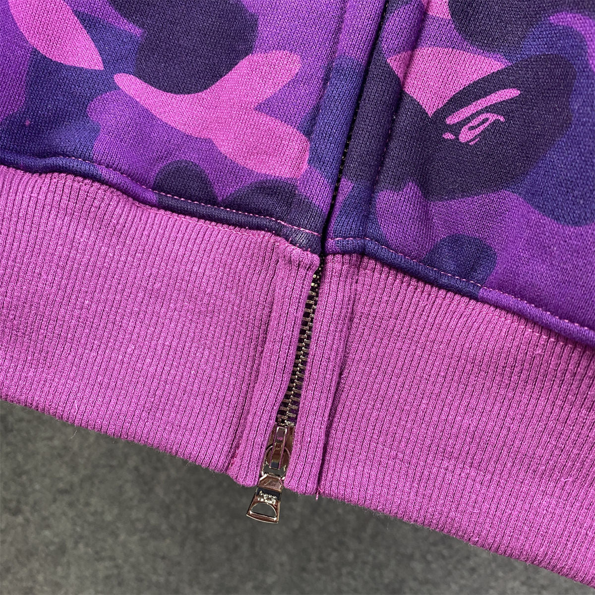 BAPE Color Camo Shark Full Zip Hoodie 'Purple' - product view 8