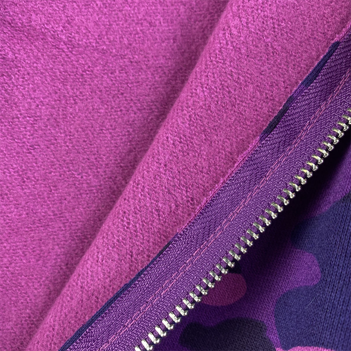 BAPE Color Camo Shark Full Zip Hoodie 'Purple' - product view 9
