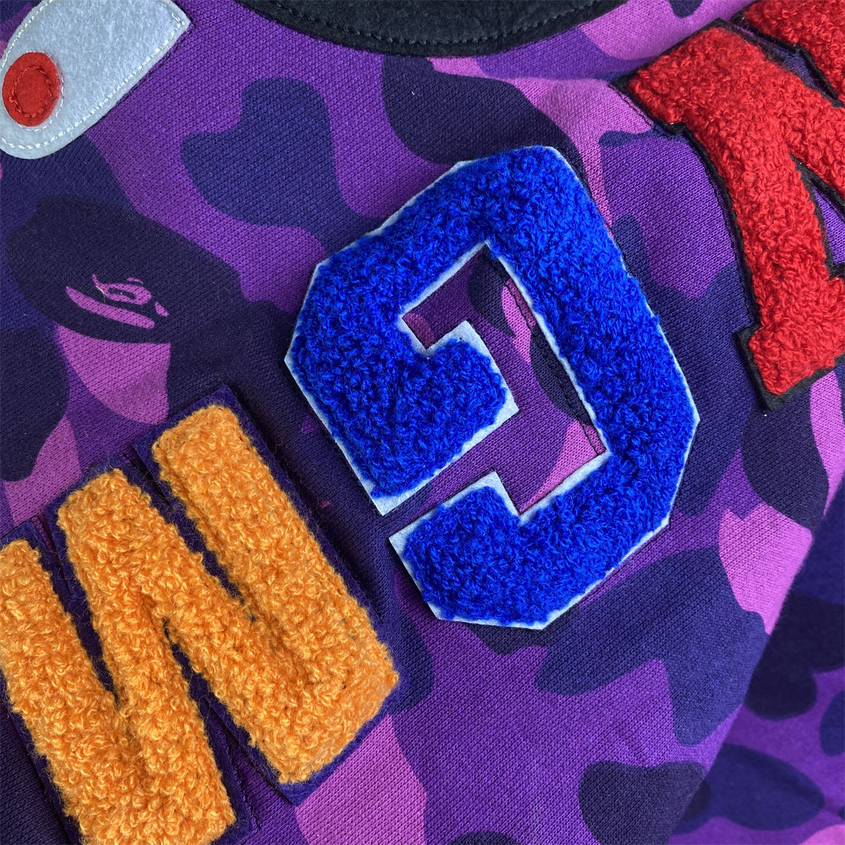 BAPE Color Camo Shark Full Zip Hoodie 'Purple' - product view 4