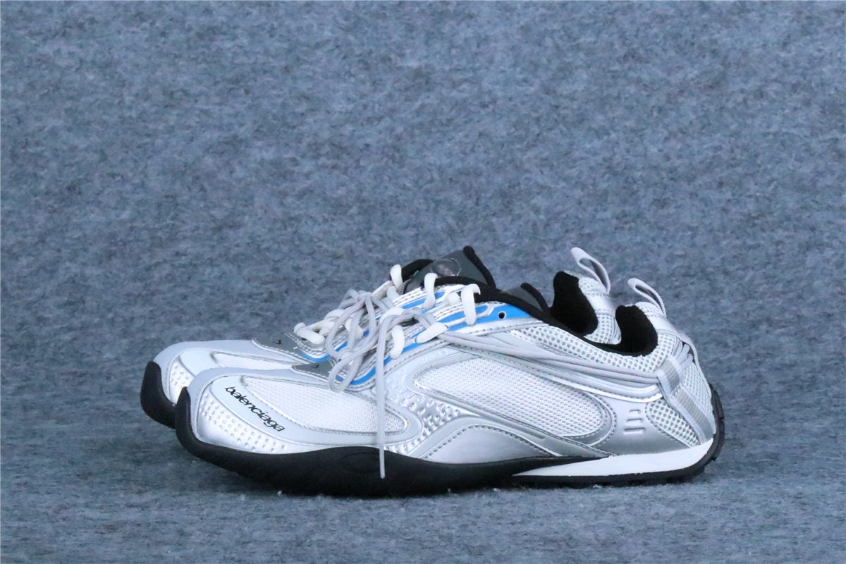 Balenciaga Radar Sneaker Gradient Lines 'White Grey Silver' - product view 14