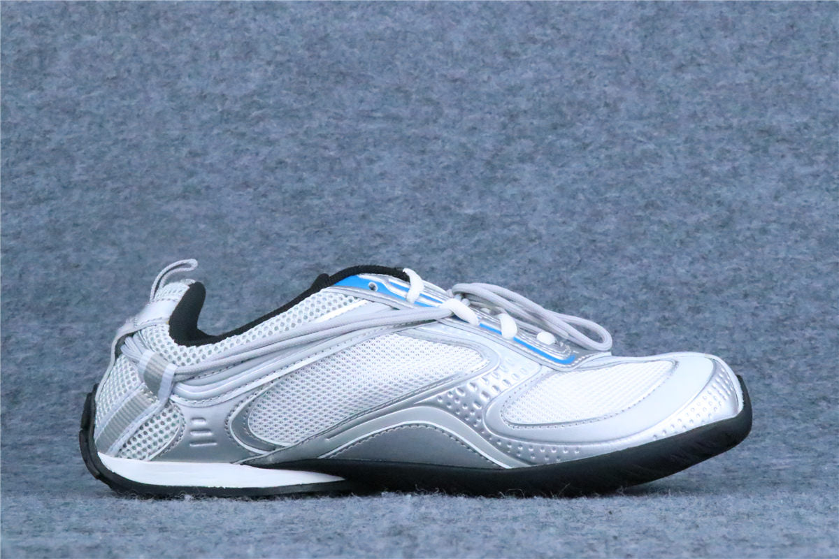 Balenciaga Radar Sneaker Gradient Lines 'White Grey Silver' - product view 2