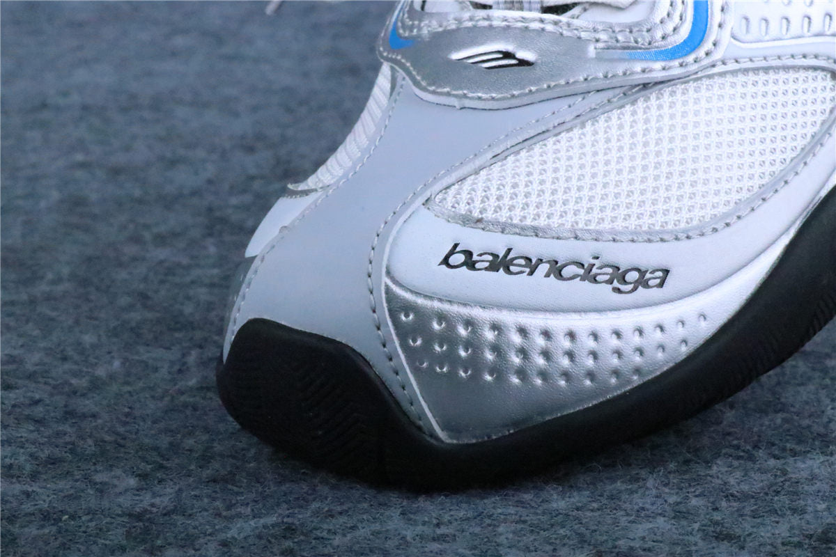Balenciaga Radar Sneaker Gradient Lines 'White Grey Silver' - product view 4