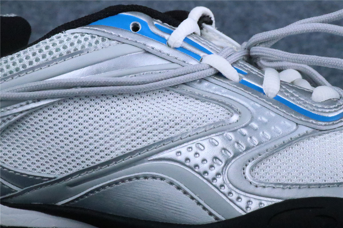 Balenciaga Radar Sneaker Gradient Lines 'White Grey Silver' - product view 5