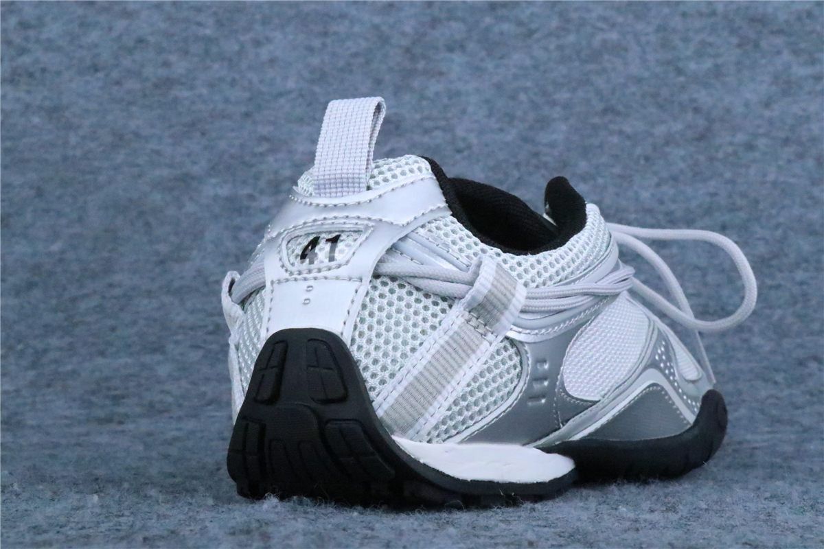 Balenciaga Radar Sneaker Gradient Lines 'White Grey Silver' - product view 6
