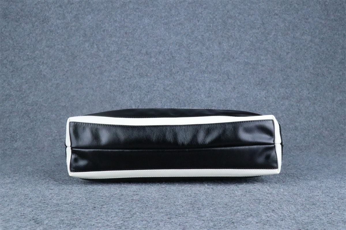 Chanel Striped 22 Hobo Bag 'Black White' - product view 4