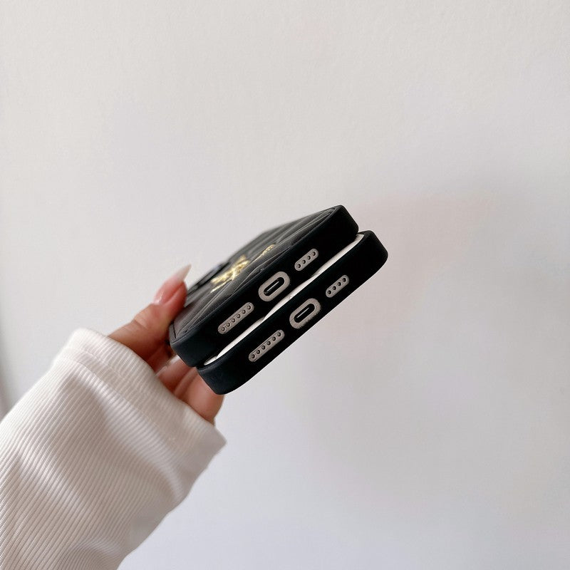 Saint Black & White Leather iPhone Case - product view 8