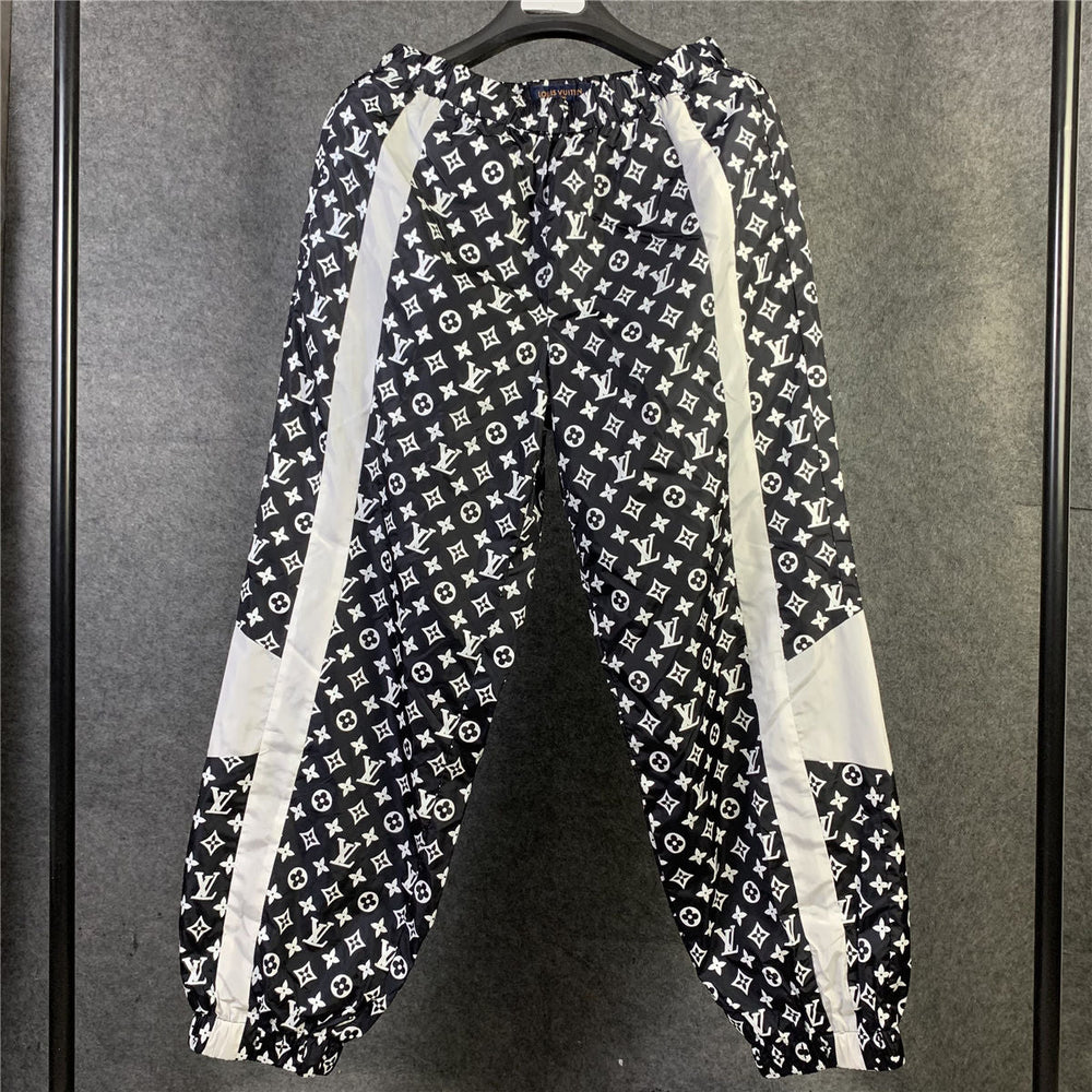 LV Monogram Printed Technical Track Pants - product view 1