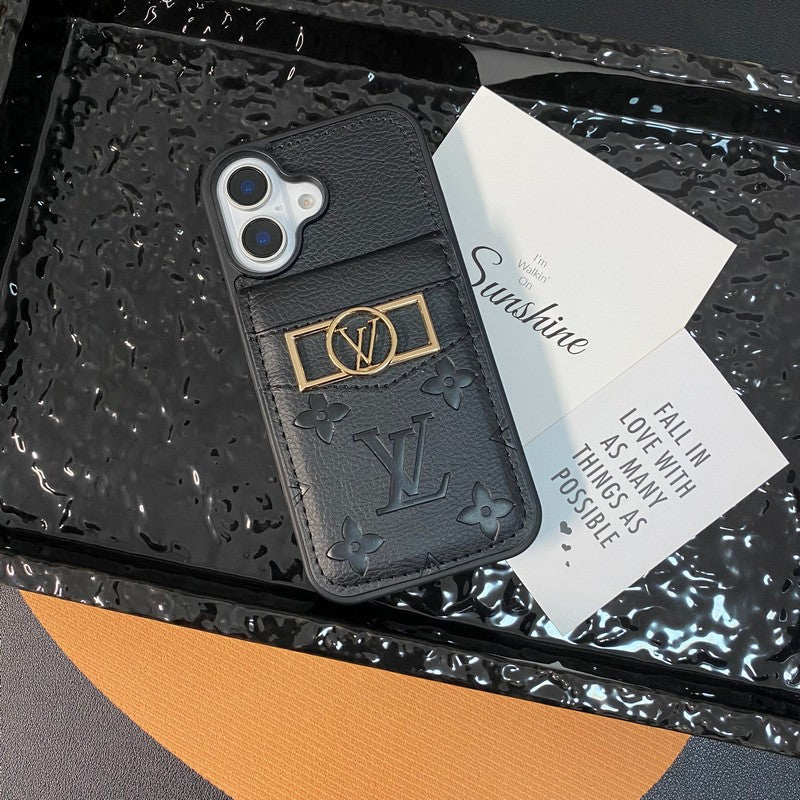 Card Bag Gold Logo iPhone Case - product view 2