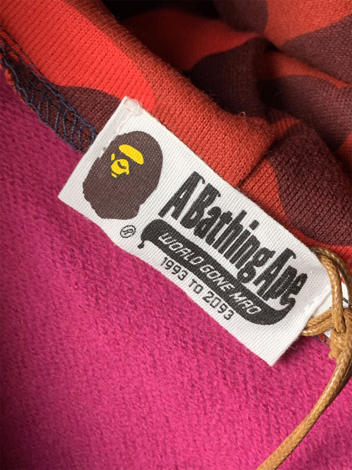 BAPE Color Camo Crazy Shark Full Zip Hoodie 'Multicolor' - product view 4