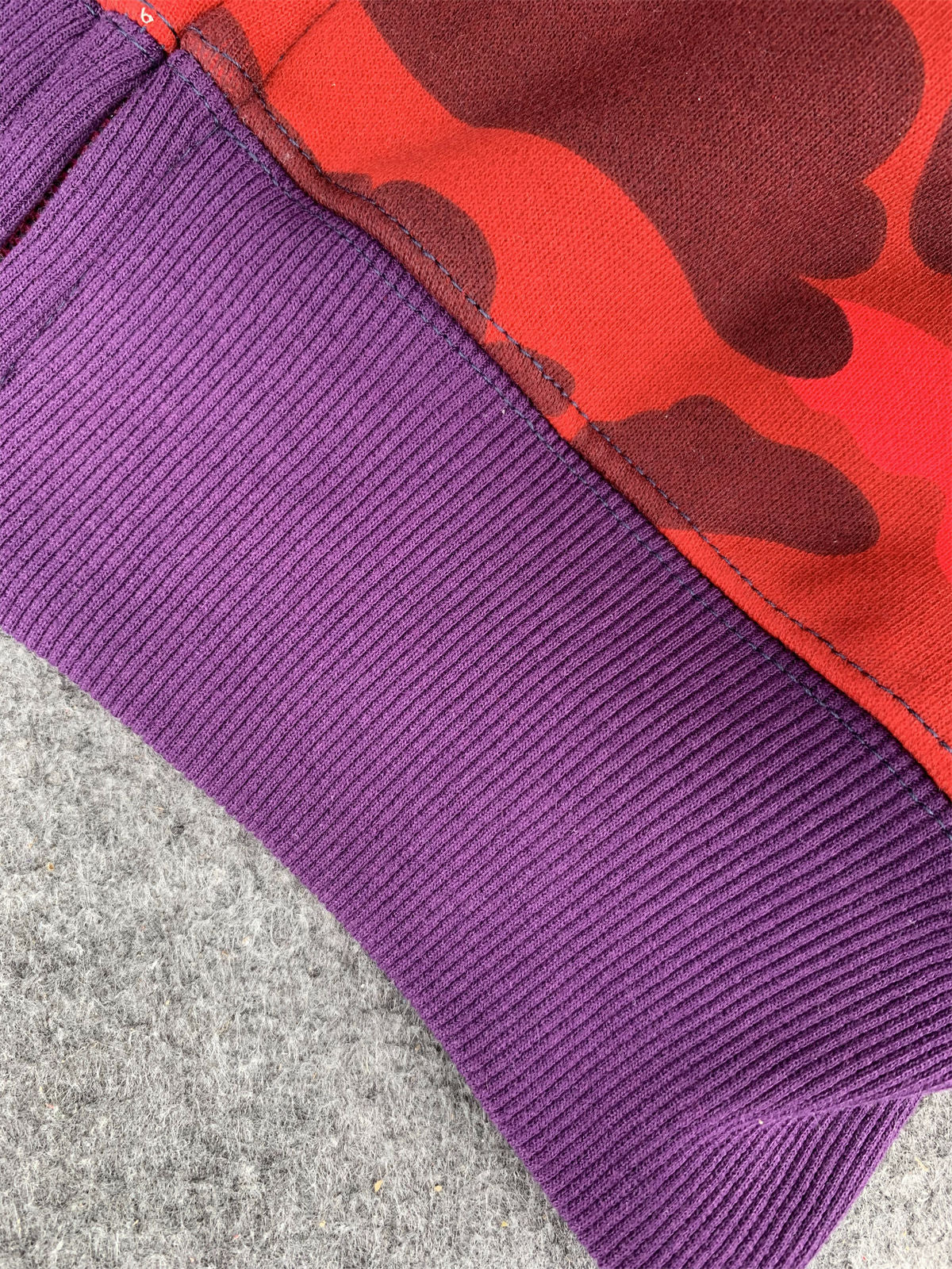 BAPE Color Camo Crazy Shark Full Zip Hoodie 'Multicolor' - product view 11