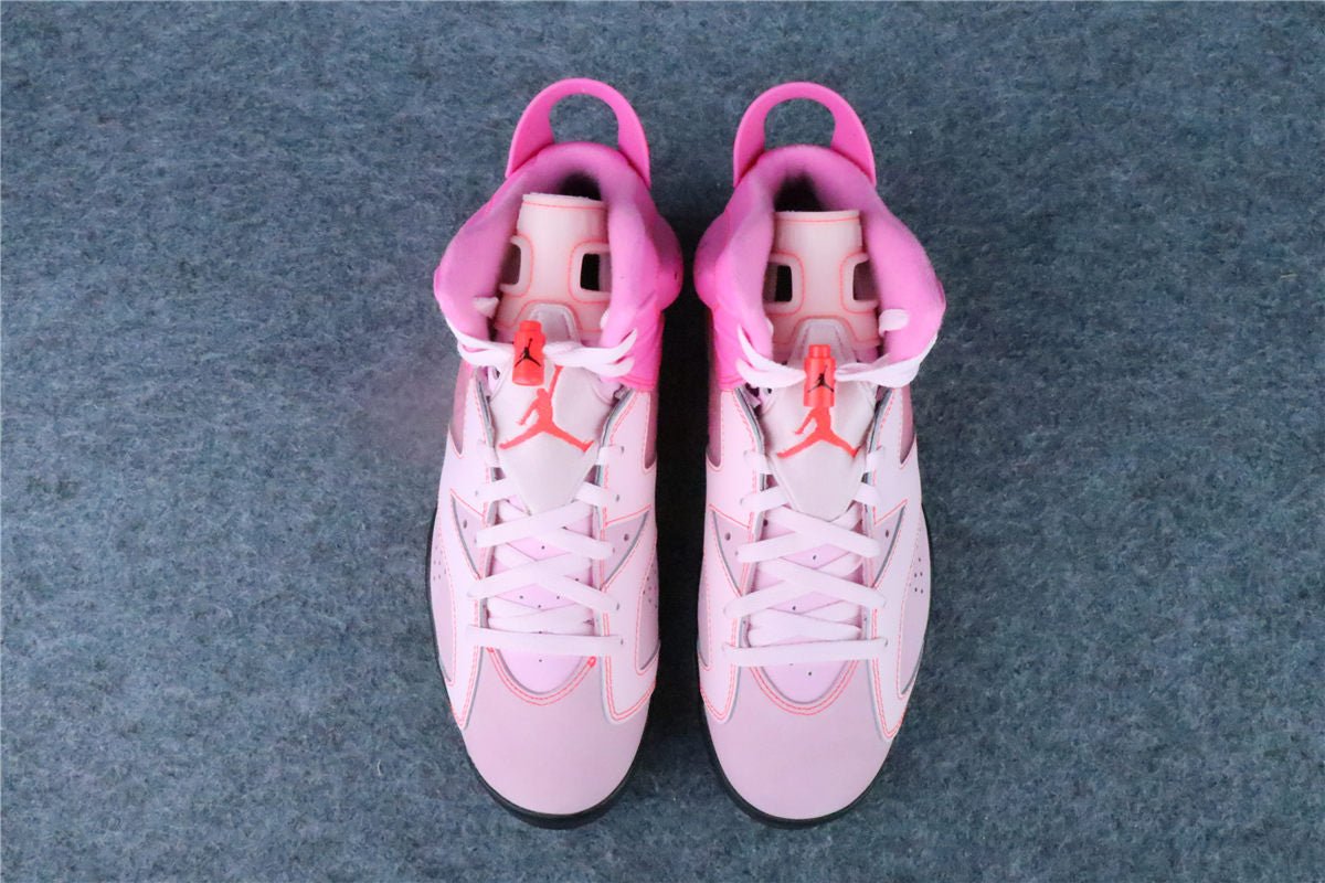 Awake NY x Air Jordan 6 Retro Sneakers 'Playful Pink Infrared' - product view 14