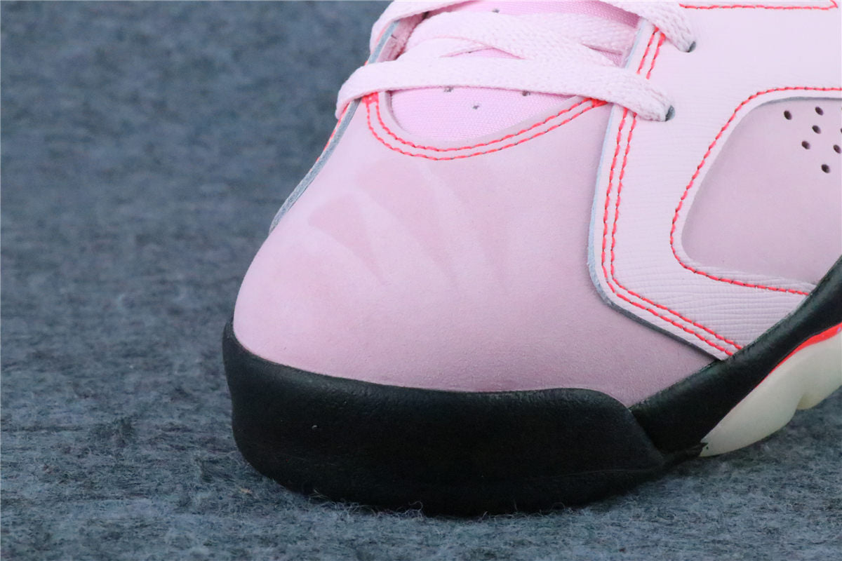 Awake NY x Air Jordan 6 Retro Sneakers 'Playful Pink Infrared' - product view 4