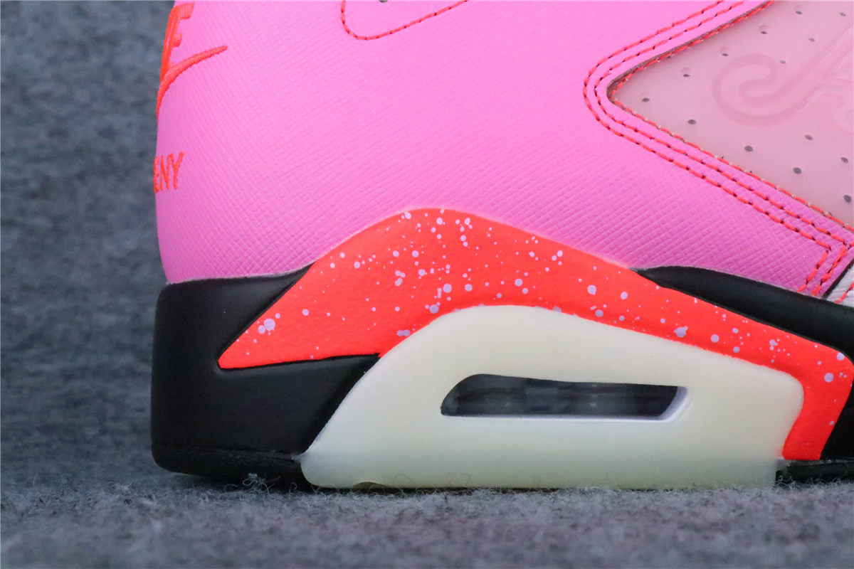Awake NY x Air Jordan 6 Retro Sneakers 'Playful Pink Infrared' - product view 6