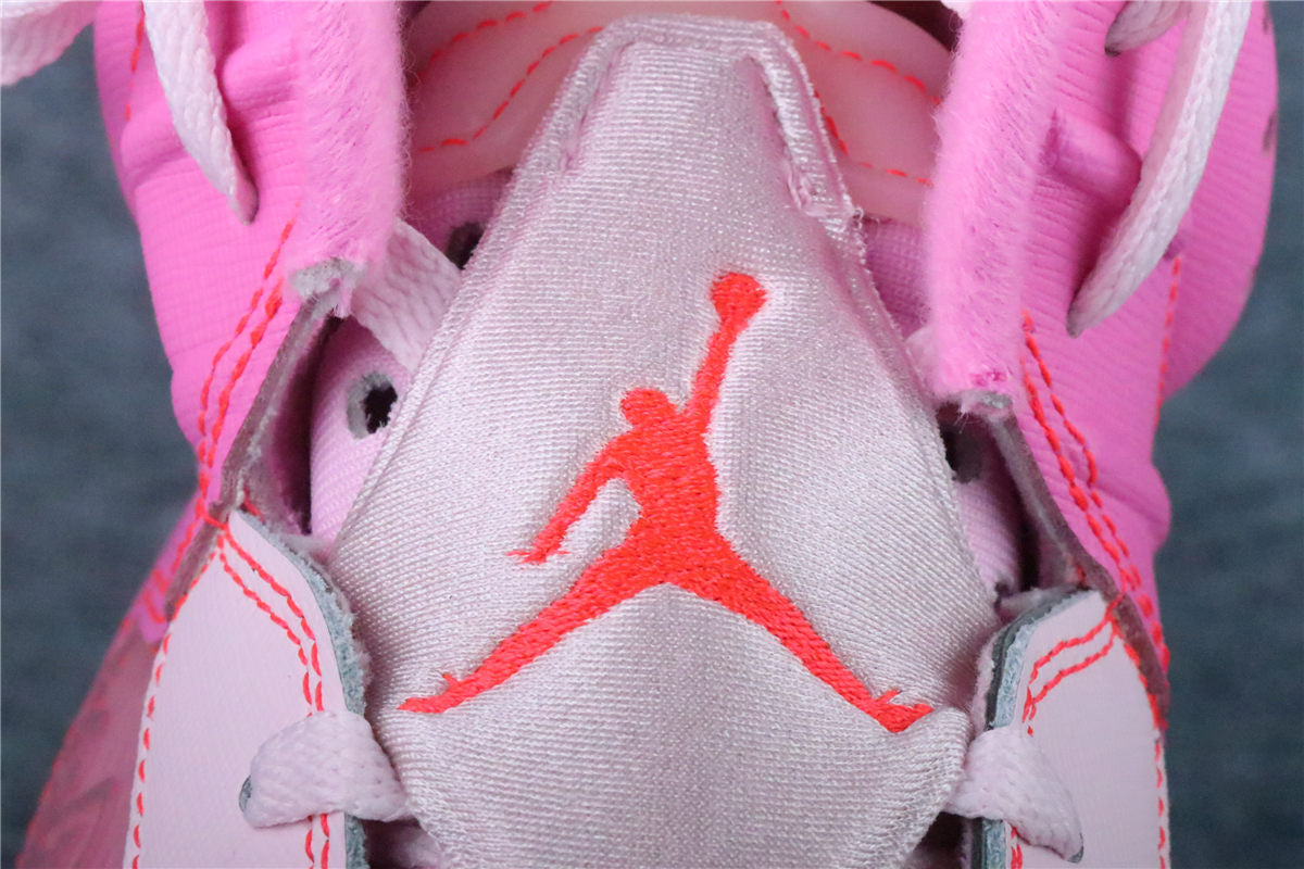 Awake NY x Air Jordan 6 Retro Sneakers 'Playful Pink Infrared' - product view 8