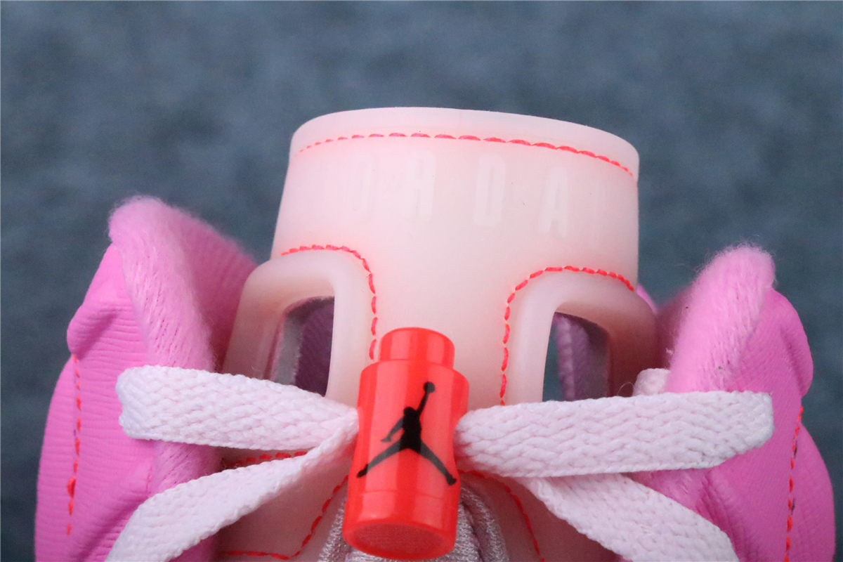 Awake NY x Air Jordan 6 Retro Sneakers 'Playful Pink Infrared' - product view 9