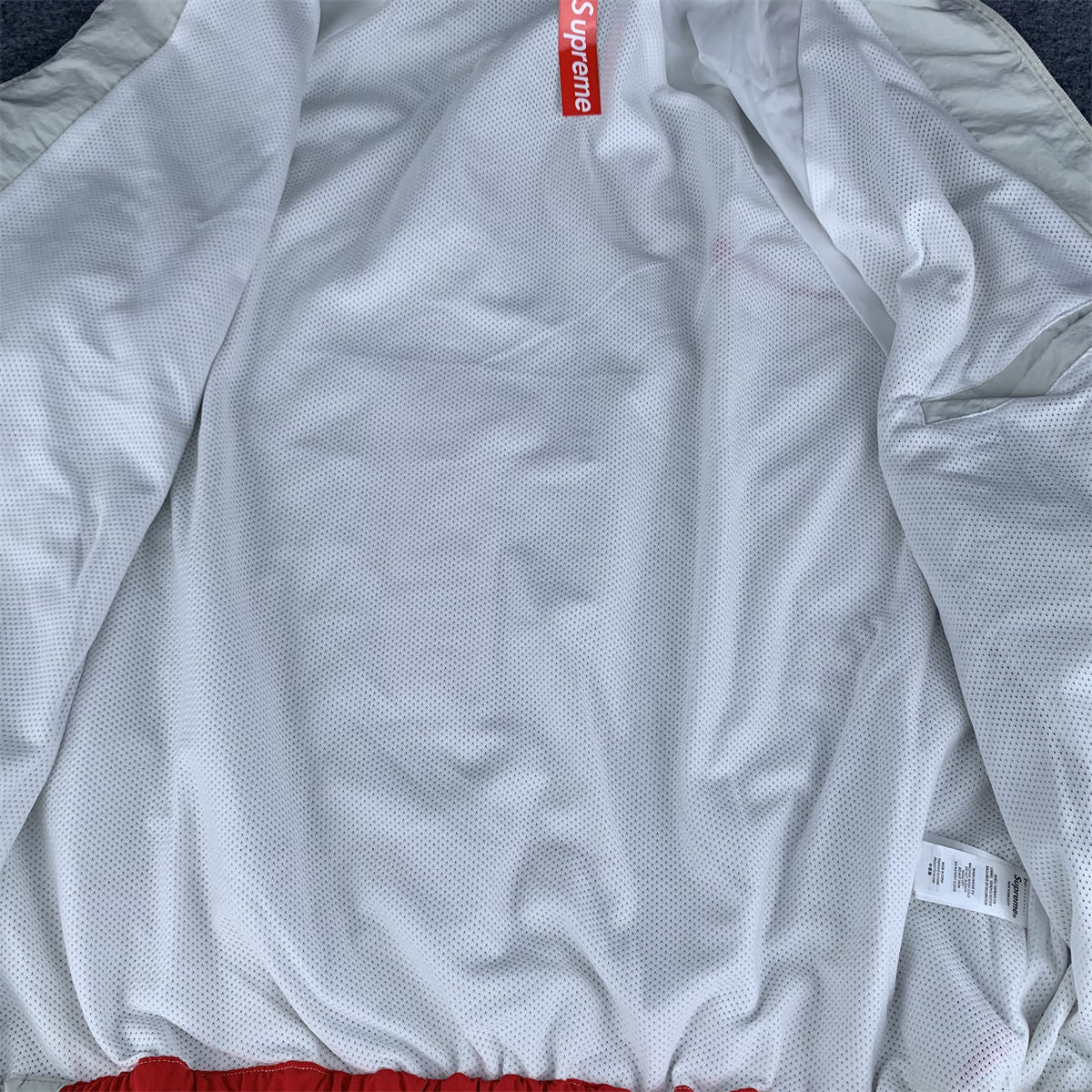 Supreme x Ducati Track Jacket 'Light Grey' - product view 3