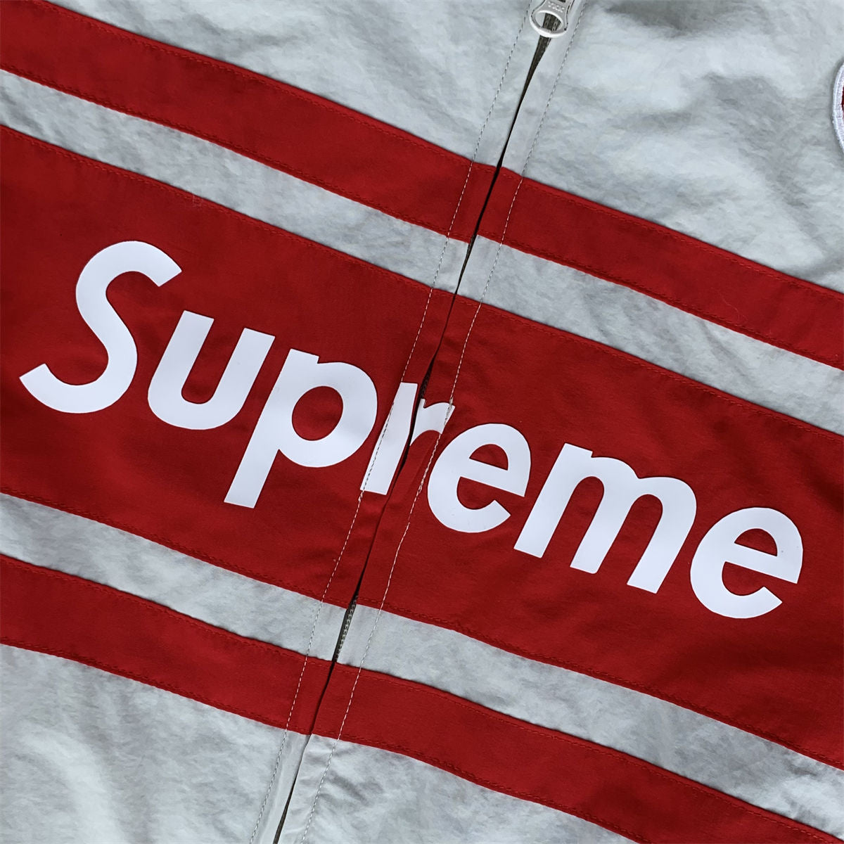 Supreme x Ducati Track Jacket 'Light Grey' - product view 5