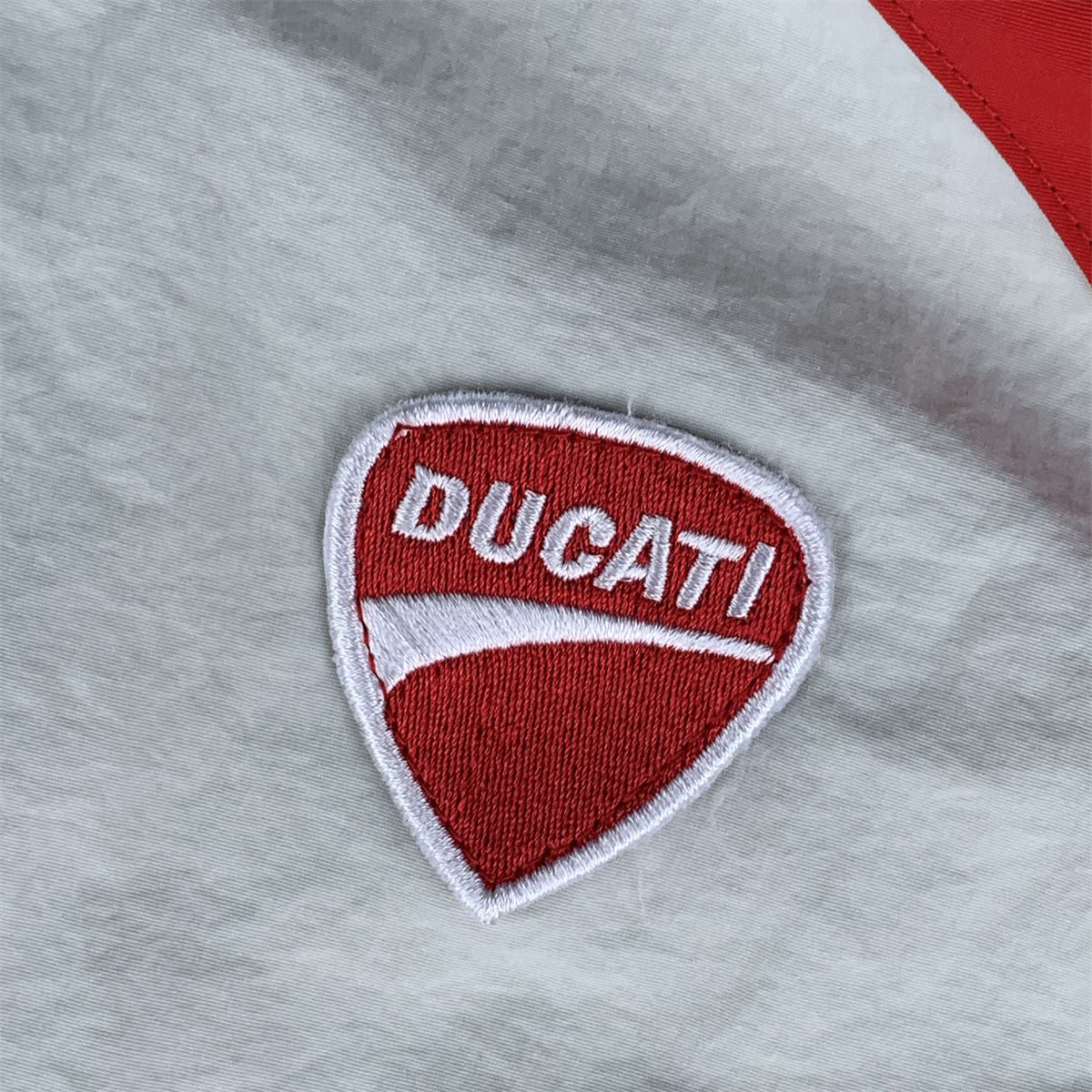 Supreme x Ducati Track Jacket 'Light Grey' - product view 7