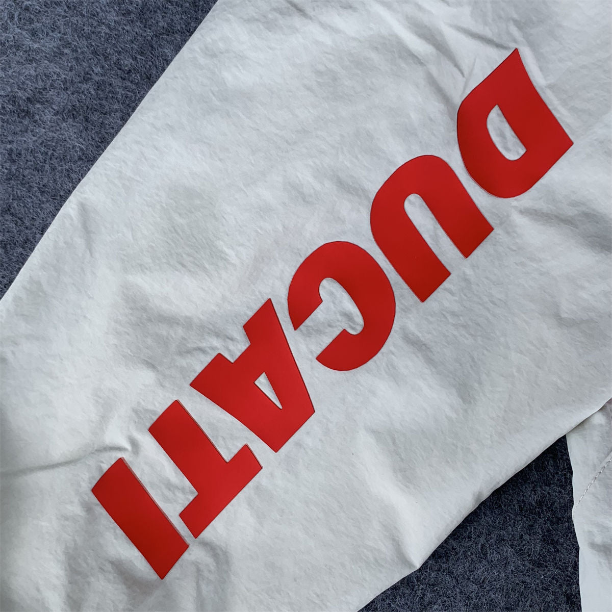 Supreme x Ducati Track Jacket 'Light Grey' - product view 9