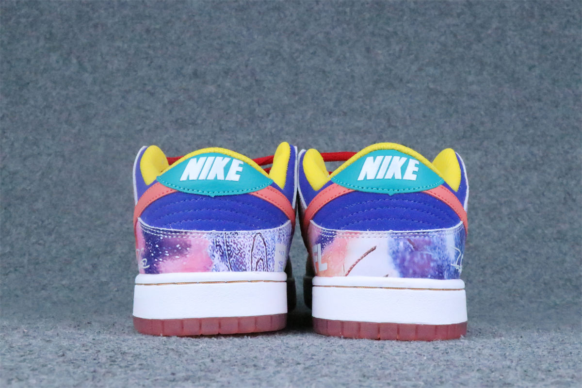 Futura Laboratories x Nike Dunk Low SB 'Sunblush' Friends & Family Sneakers - product view 10
