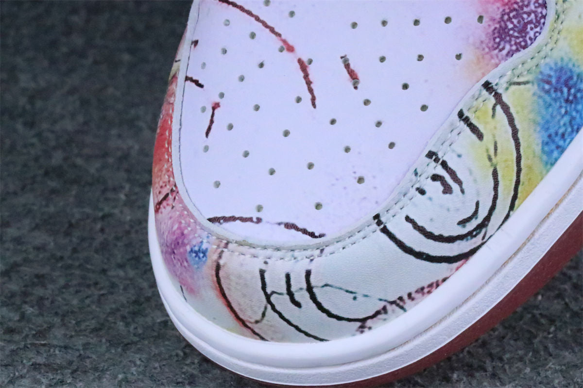 Futura Laboratories x Nike Dunk Low SB 'Sunblush' Friends & Family Sneakers - product view 4