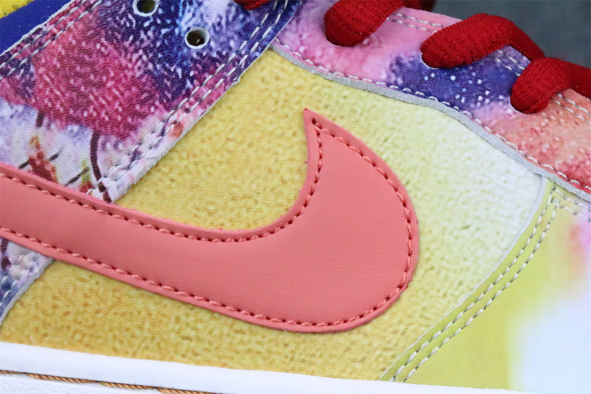 Futura Laboratories x Nike Dunk Low SB 'Sunblush' Friends & Family Sneakers - product view 5