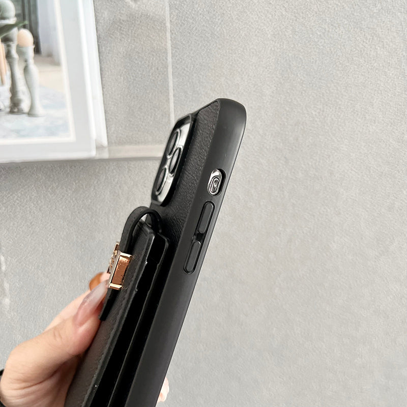 H Card Bag Scarves Leather iPhone Case - product view 12