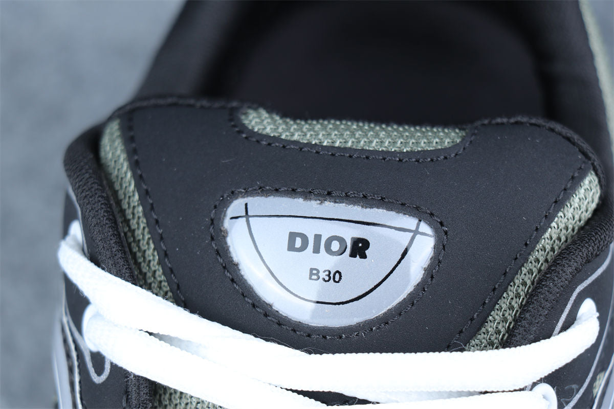 Dior B30 Sneakers 'Deep Green Black' - product view 6