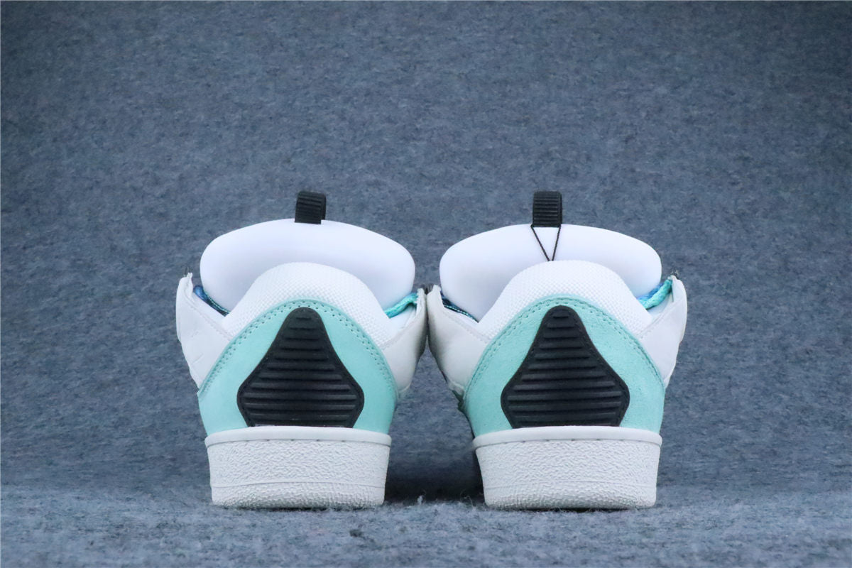 Lanvin Curb Sneakers 'White Green' - product view 13