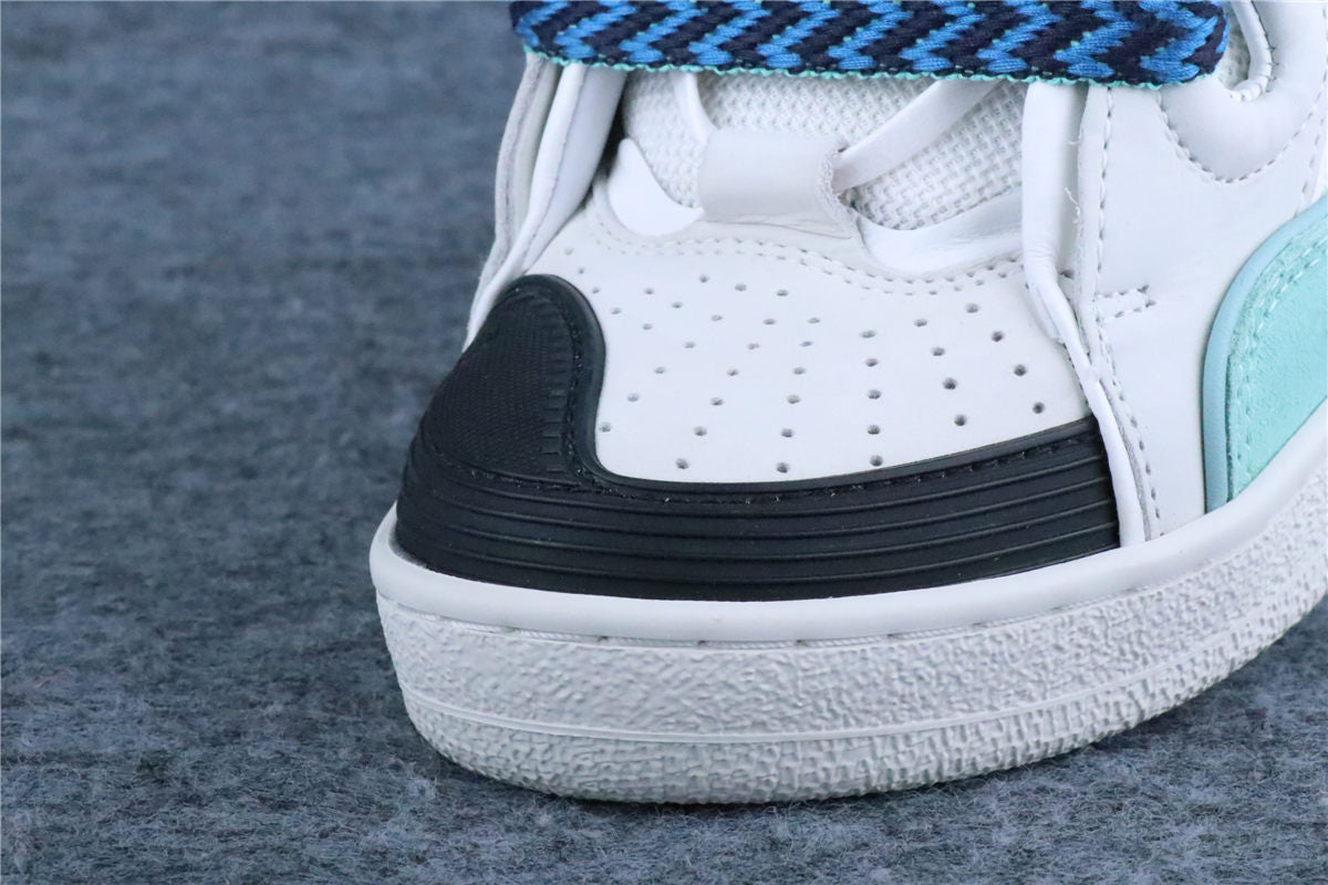 Lanvin Curb Sneakers 'White Green' - product view 4