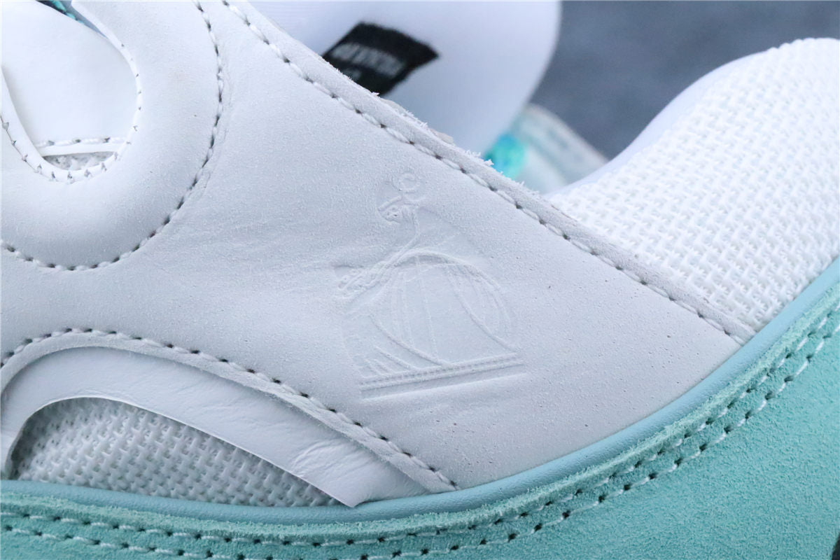 Lanvin Curb Sneakers 'White Green' - product view 6