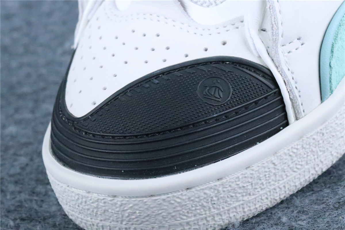 Lanvin Curb Sneakers 'White Green' - product view 7