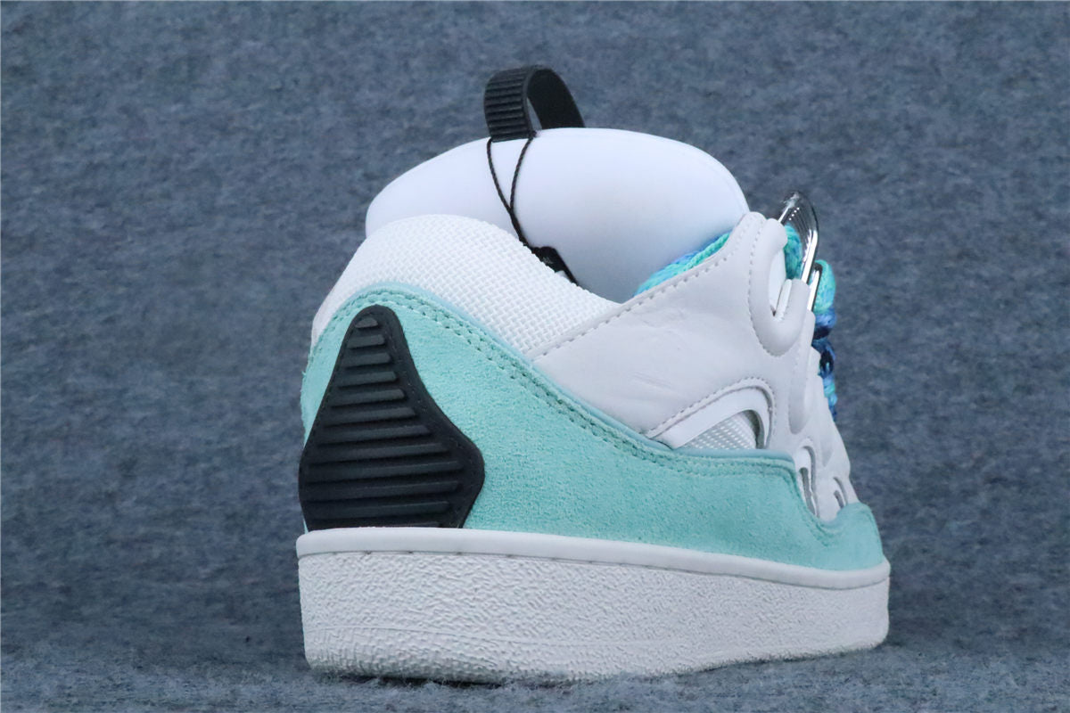 Lanvin Curb Sneakers 'White Green' - product view 8