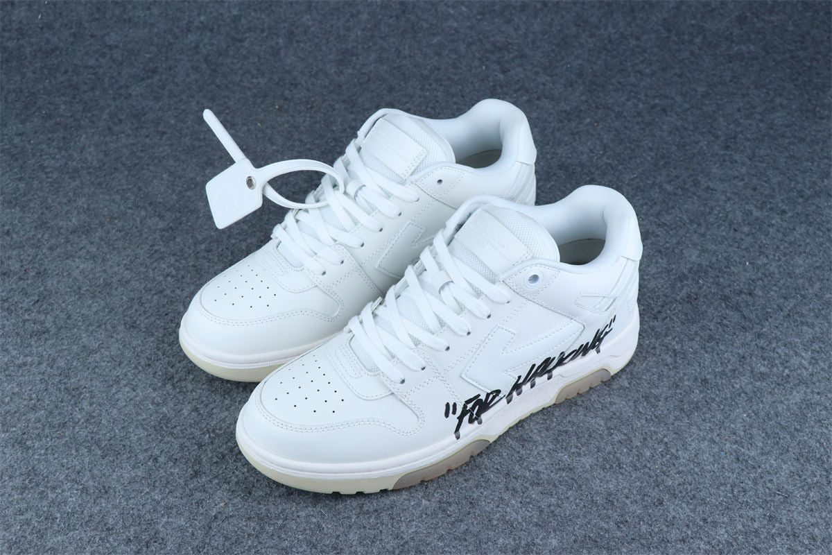Off-White Women's Out of Office "For Walking - White Black" (2023) Sneakers - product view 18