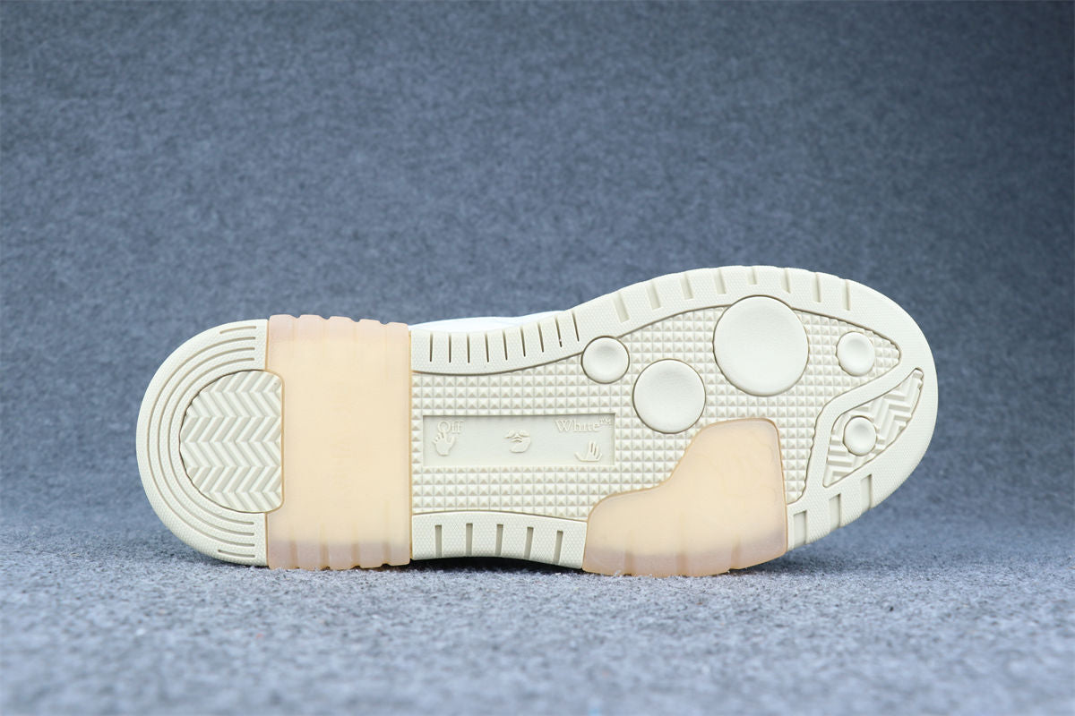 Off-White Women's Out of Office "For Walking - White Black" (2023) Sneakers - product view 3