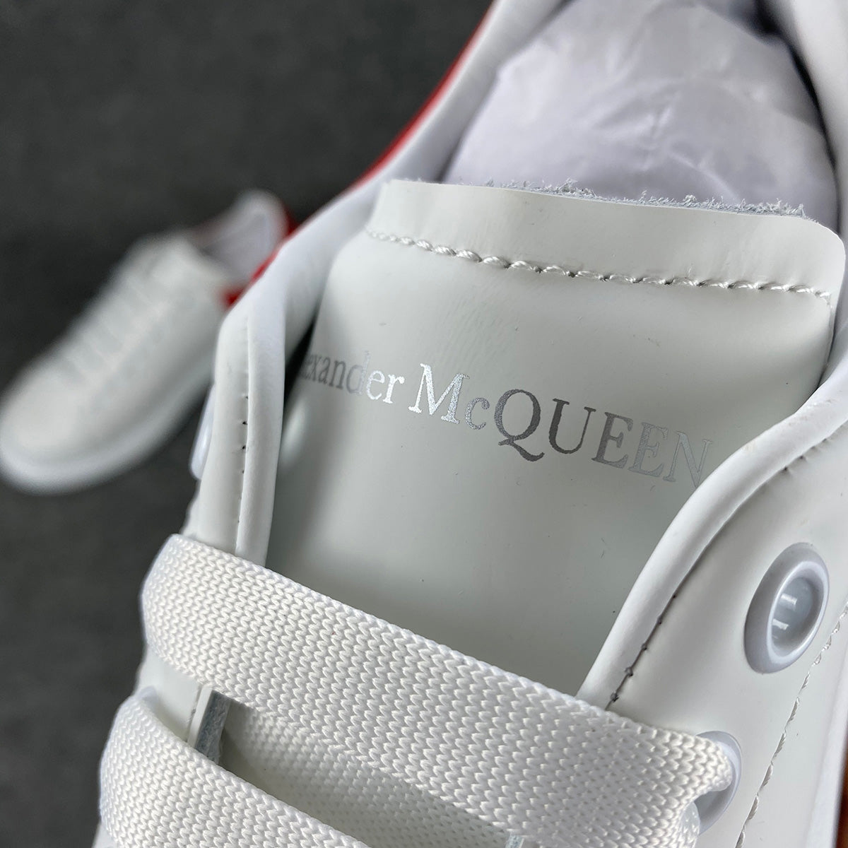 Alexander McQueen Oversized Sneaker 'White Lust Red' - product view 4