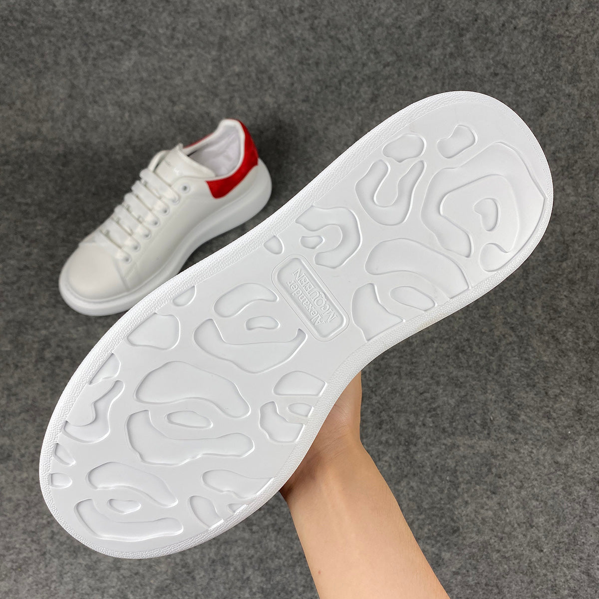 Alexander McQueen Oversized Sneaker 'White Lust Red' - product view 6