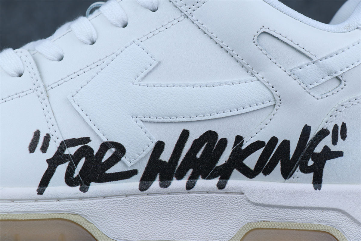 Off-White Women's Out of Office "For Walking - White Black" (2023) Sneakers - product view 8
