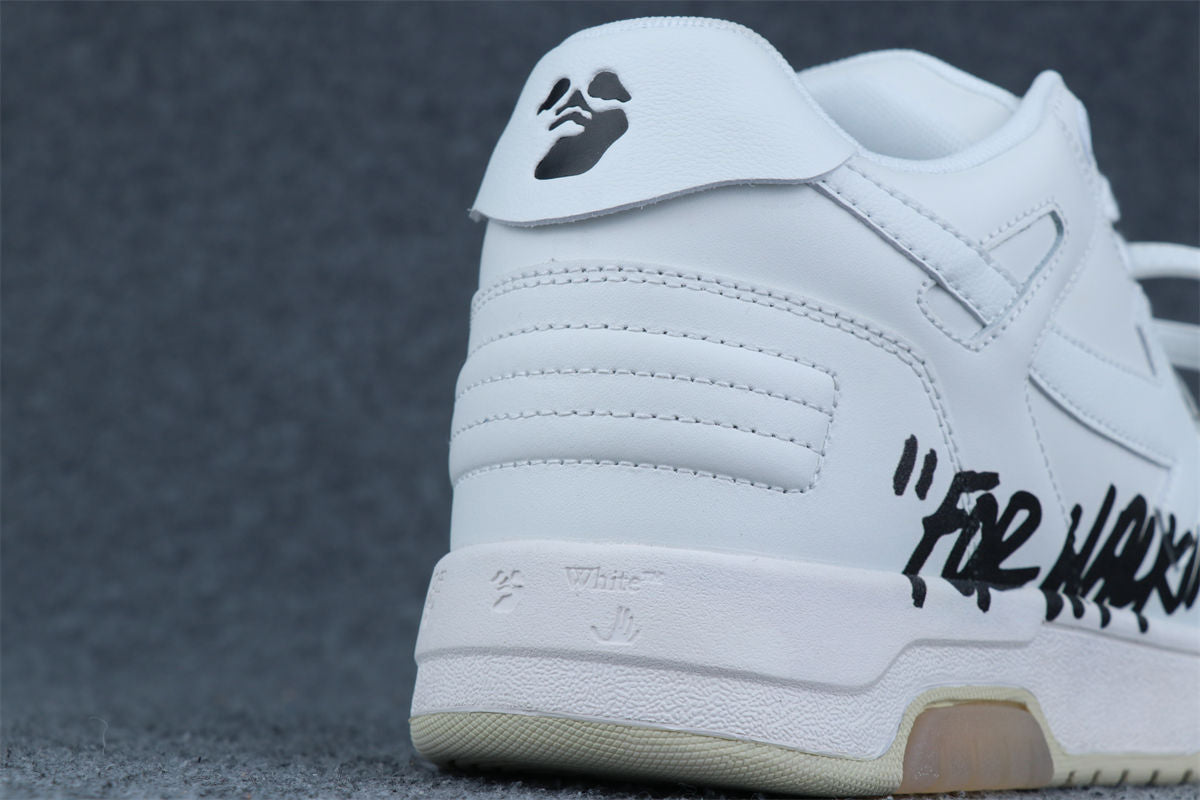 Off-White Women's Out of Office "For Walking - White Black" (2023) Sneakers - product view 12