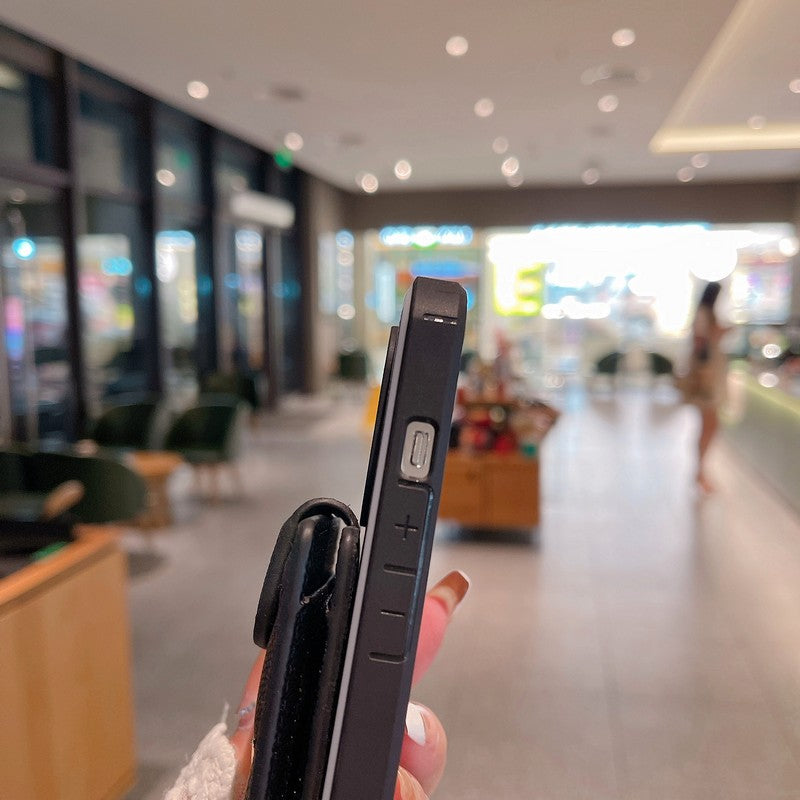 Saint Card Bag Color Leather iPhone Case - product view 7