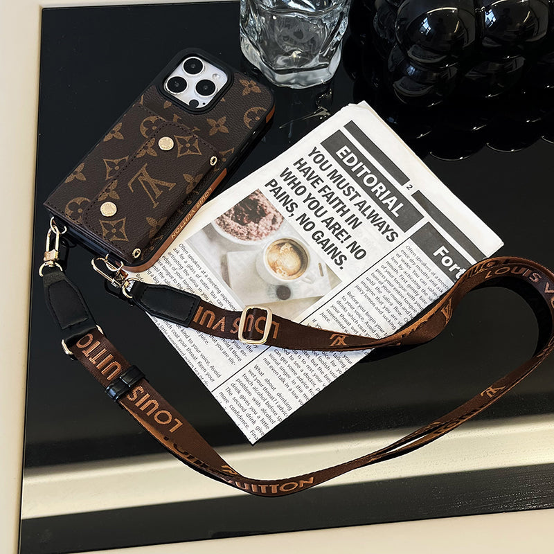 Card Bag Chain Brown iPhone Case - product view 13