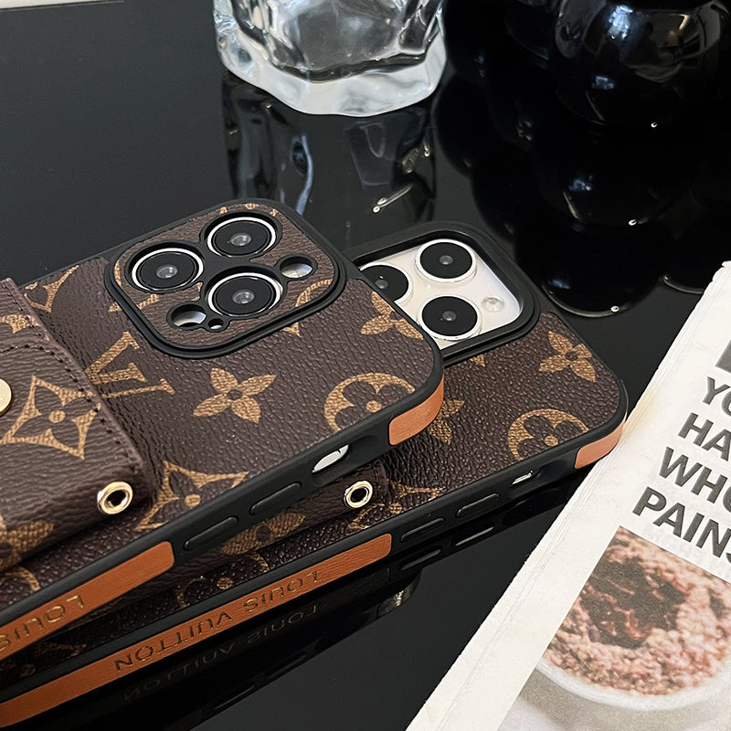 Card Bag Chain Brown iPhone Case - product view 12