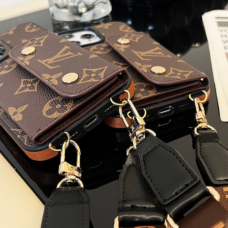 Card Bag Chain Brown iPhone Case - product view 11