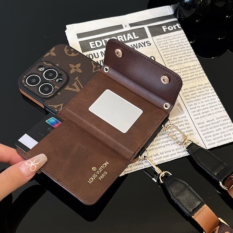Card Bag Chain Brown iPhone Case - product view 10