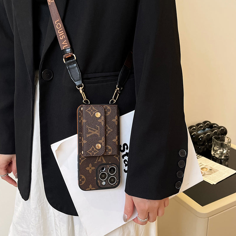 Card Bag Chain Brown iPhone Case - product view 9