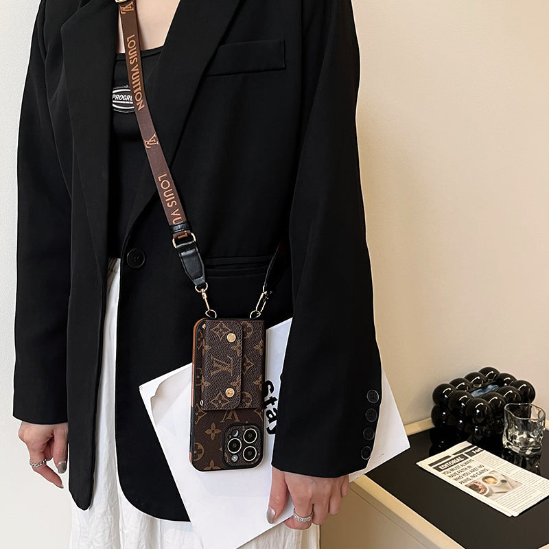 Card Bag Chain Brown iPhone Case - product view 8